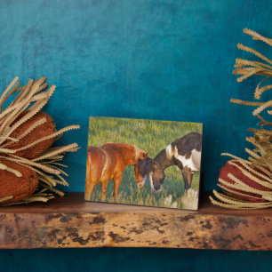 Plaque Photo Chevaux sauvages au parc national Theodore Rooseve
