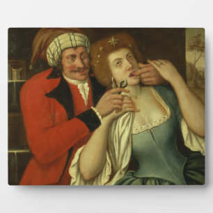 Plaque Photo Chez le dentiste (huile sur toile)