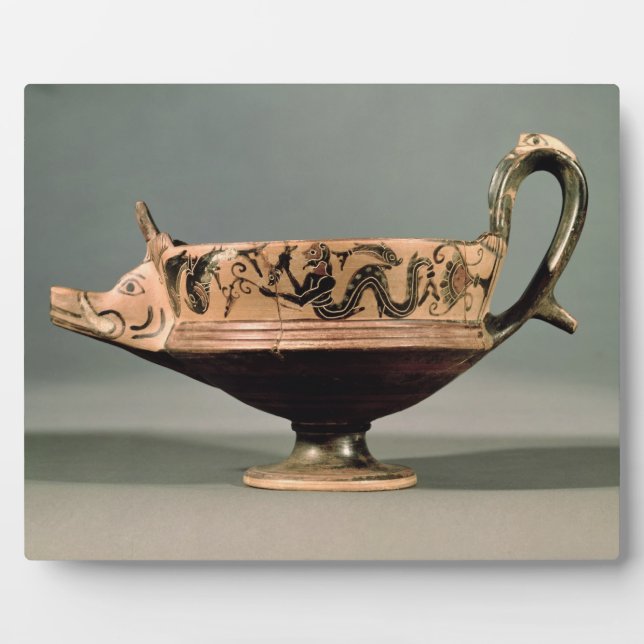 Plaque Photo Chiathos à silhouette noire de Boeotian Da (Devant)