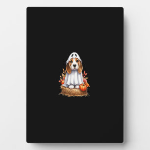Plaque Photo Chien beagle Halloween Costume Fête Fantôme Long S