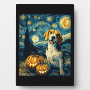 Plaque Photo Chien chihuahua mignon Halloween Jack O Lantern Ci
