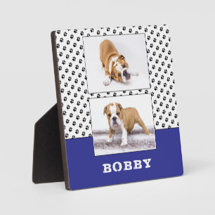 Plaque Photo Chien Empreinte de patte animal de compagnie 2 Pho
