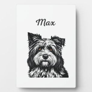 Plaque Photo Chien Max