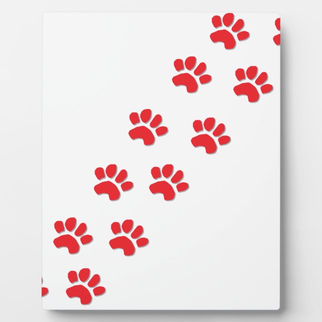 Plaque Photo Chien Paws (Devant)