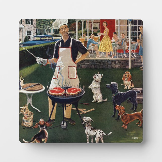 Plaque Photo Chiens chauds (Devant)