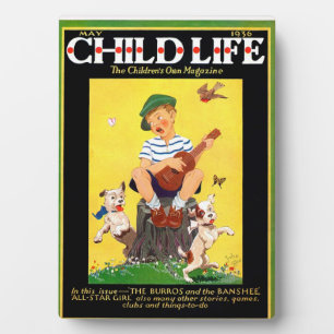 Plaque Photo "Child Life était un magazine pour enfants américa