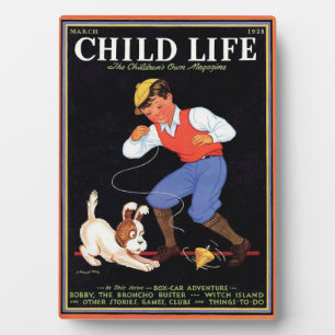 Plaque Photo "Child Life était un magazine pour enfants américa