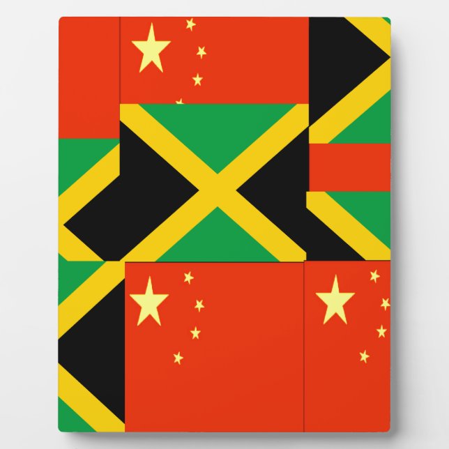 Plaque Photo Chinois-Jamaïcain (Devant)