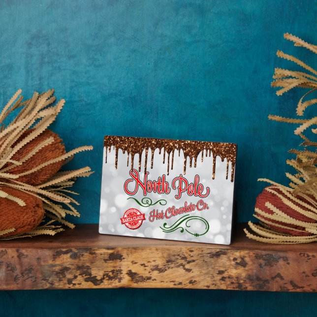 Plaque Photo Chocolat chaud du Pôle Nord (Côté)