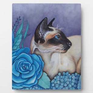 Plaque Photo Chocolat Siamese Point