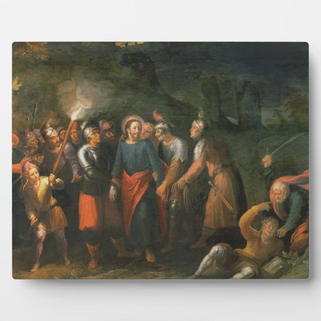 Plaque Photo Christ dans le jardin de Gethsémani (Devant)