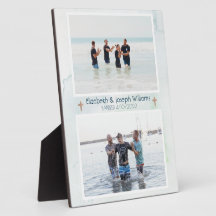 Christian Double Baptême Océan Bleu