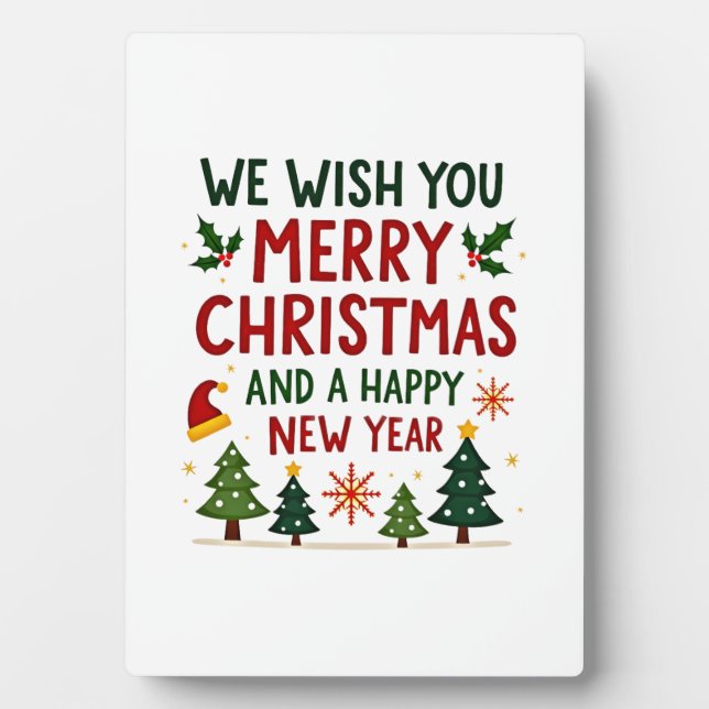 Plaque Photo Christmas Christmas Christmas Christmas Christmas  (Devant)