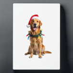 Plaque Photo Christmas Dog Shirt, Christmas Golden retriever Pa<br><div class="desc">Christmas Dog Shirt,  Christmas Golden retriever Pajama</div>
