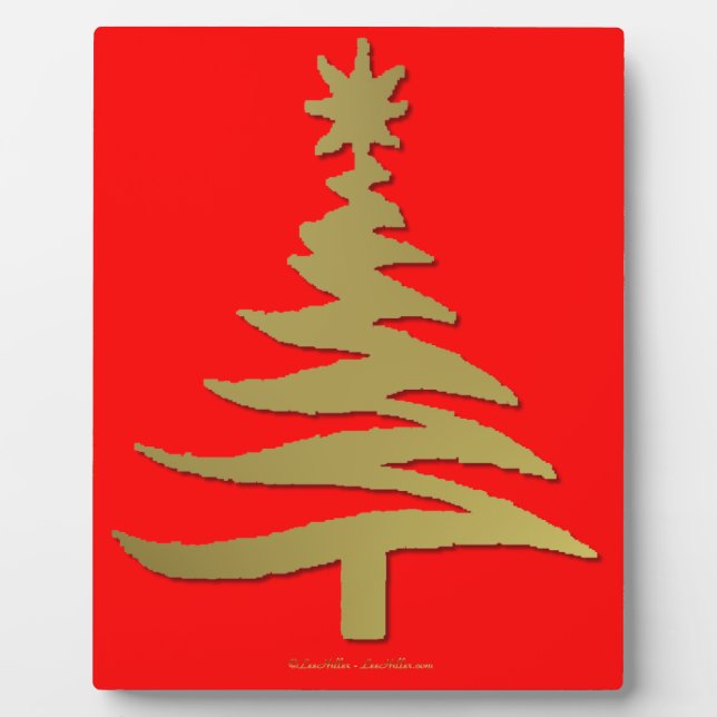 Plaque Photo Christmas Tree Stencil (Devant)