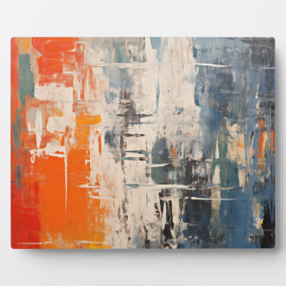 Plaque Photo Chromatic Crossroads Abstract Digital Painting