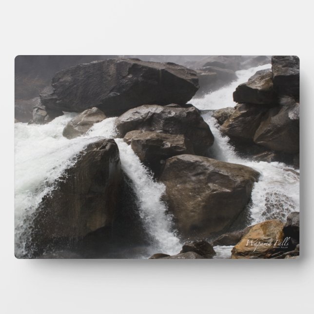 Plaque Photo Chutes Wapama (Devant)