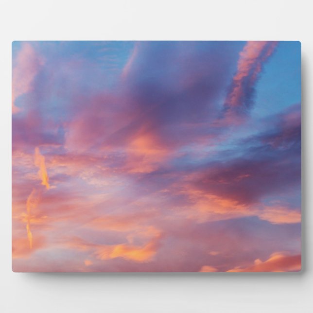 Plaque Photo ciel flirtant (Devant)