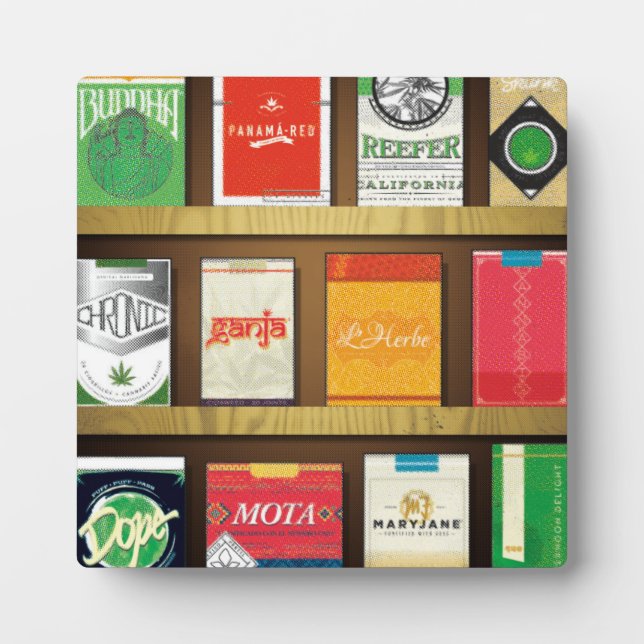 Plaque Photo Cigaweed (Devant)