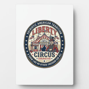 Plaque Photo Cirque de la Liberté Patriotique Patriotique Maîtr