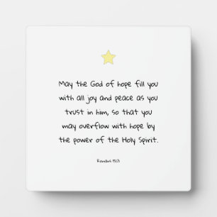 Plaque Photo Citation biblique inspirante Écriture Bénédiction