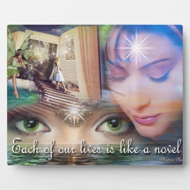 Plaque Photo Citation de rappel positive (Devant)