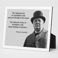 Citation de Winston Churchill Capitalism