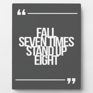 Plaque Photo Citation inspirante et motivante