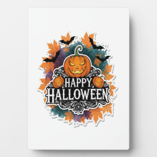 Plaque Photo Citations amusantes et Éffrayantes d'Halloween Hap