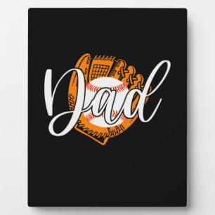 Plaque Photo Citations grand-père   Papa du baseball