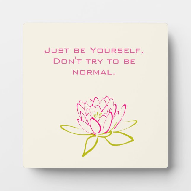 Plaque Photo Citations inspirantes sur les choix (Devant)