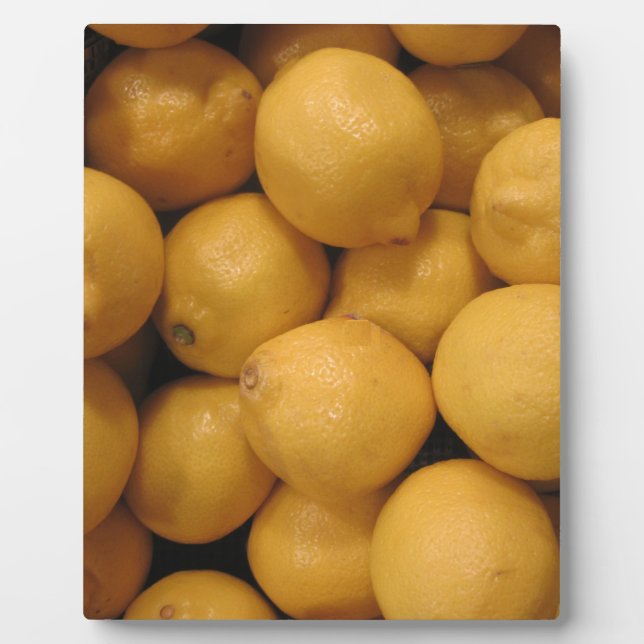 Plaque Photo Citron jaune aigre (Devant)