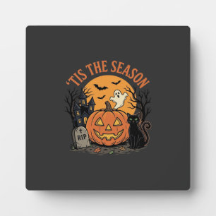 Plaque Photo Citrouille drôle Halloween Pun Design2 (2)_1