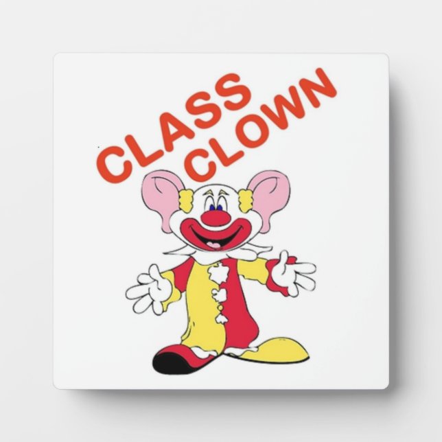 PLAQUE PHOTO CLASSE CLOWN (Devant)