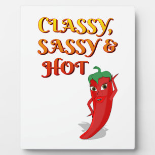 Plaque Photo Classé Sassy Et Hot Pepper Diva