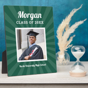 Plaque Photo Classe verte personnalisée de 2025 Graduation Phot