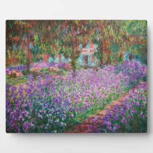 Plaque Photo Claude Monet - Le jardin de l'artiste à Giverny