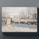 Plaque Photo Claude Monet - Le Magpie<br><div class="desc">The Magpie / La Pie - Claude Monet,  Huile sur toile,  1868-1869</div>