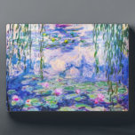 Plaque Photo Claude Monet - Nymphéas / Nymphéas 1919<br><div class="desc">Nymphéas (W.1852) - Claude Monet,  Huile sur toile,  1916-1919</div>