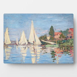 Plaque Photo Claude Monet - Regattas à Argenteuil