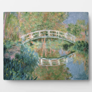 Plaque Photo Claude Monet The Japanese Bridge, Giverny