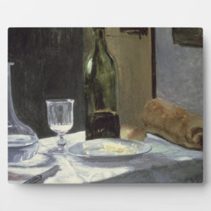 Plaque Photo Claude Monet Vie morte avec bouteilles