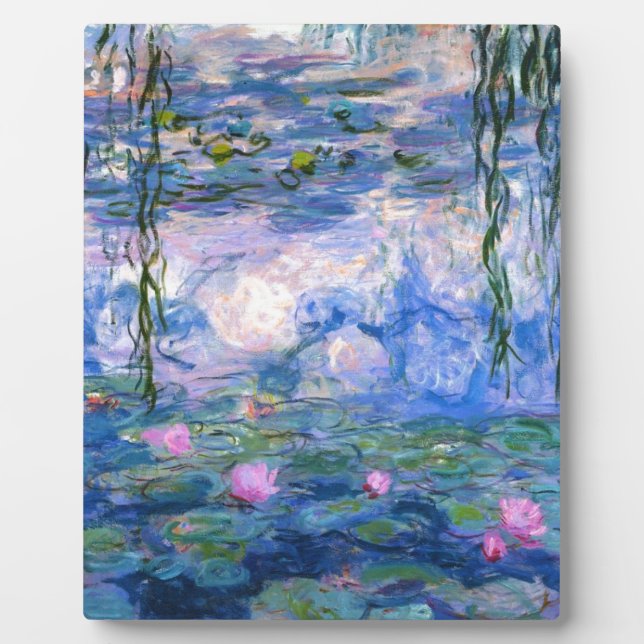 Plaque Photo Claude Monet Water Lillies 1919 (Devant)