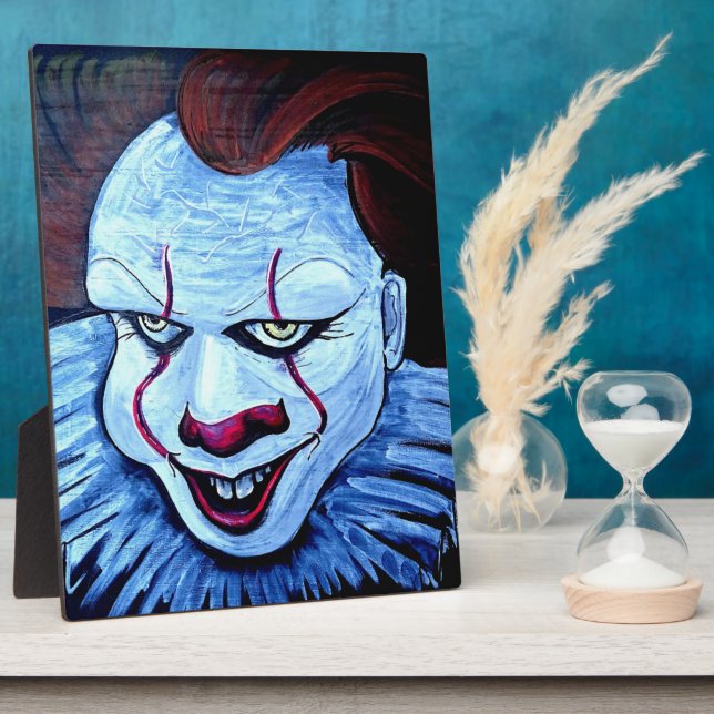 Plaque Photo Clown : Mal (Côté)