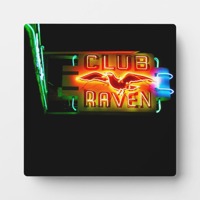 Plaque Photo Club Raven (Devant)