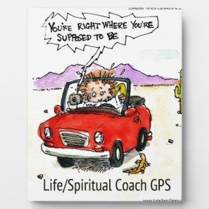 Plaque Photo Coach de vie GPS