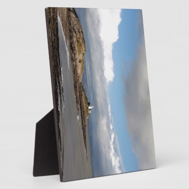 Plaque Photo Coastal landscape and lighthouse (Côté)