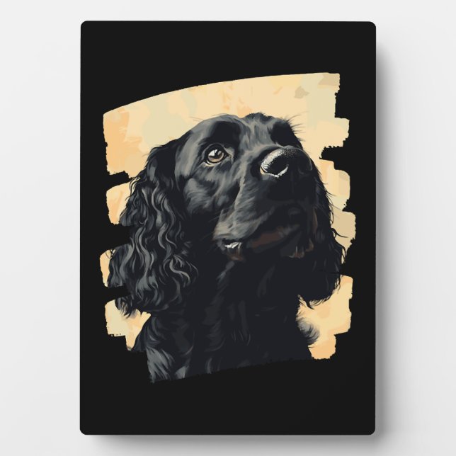 Plaque Photo Cocker Spaniel  (Devant)