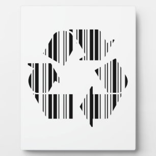 Plaque Photo CODE BARRE DE RECYCLAGE Code barre de recyclage mo