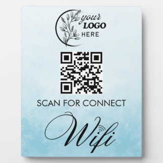 Plaque Photo Code QR de mot de passe de réseau Wifi personnalis